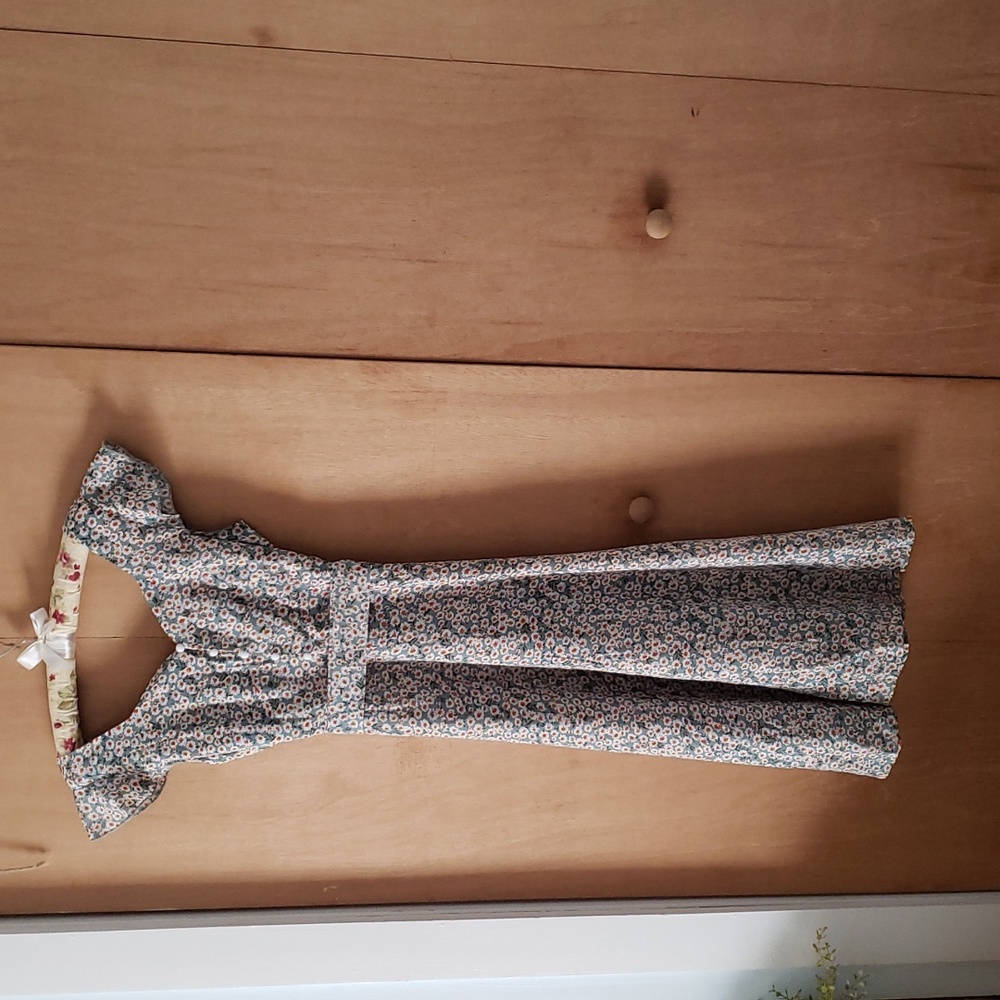 Floral Sweetheart Neckline Dress - Picture 12 of 12